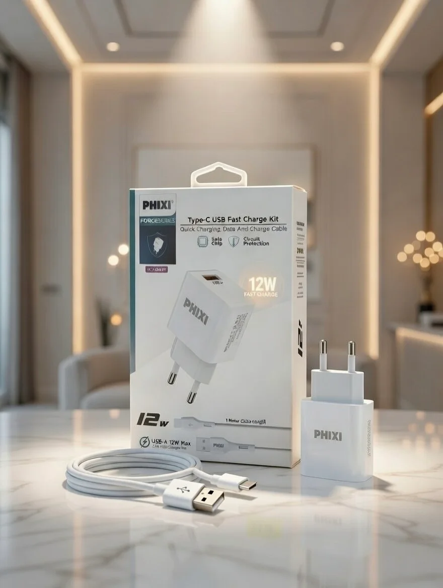 AKIM KORUMALI 2.1A TYPE-C USB KABLOLU ŞARJ TAKIMI