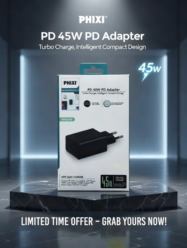 45W PD ÇIKIŞLI HIZLI ŞARJ ADAPTÖR