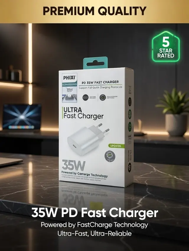 35W PD ÇIKIŞLI HIZLI ŞARJ ADAPTÖR