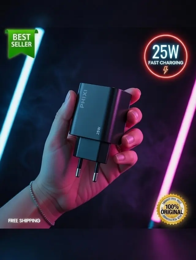 25W PD ÇIKIŞLI HIZLI ŞARJ ADAPTÖR