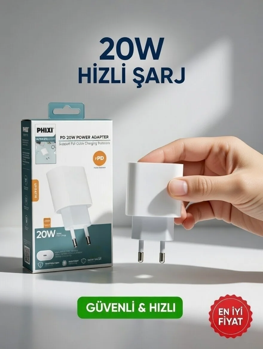 20W PD ÇIKIŞLI HIZLI ŞARJ ADAPTÖR